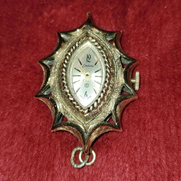 ENDURA Vintage Silver Plated Turquoise Western Design‎ Watch Pendant Locket Rare - Picture 1 of 7